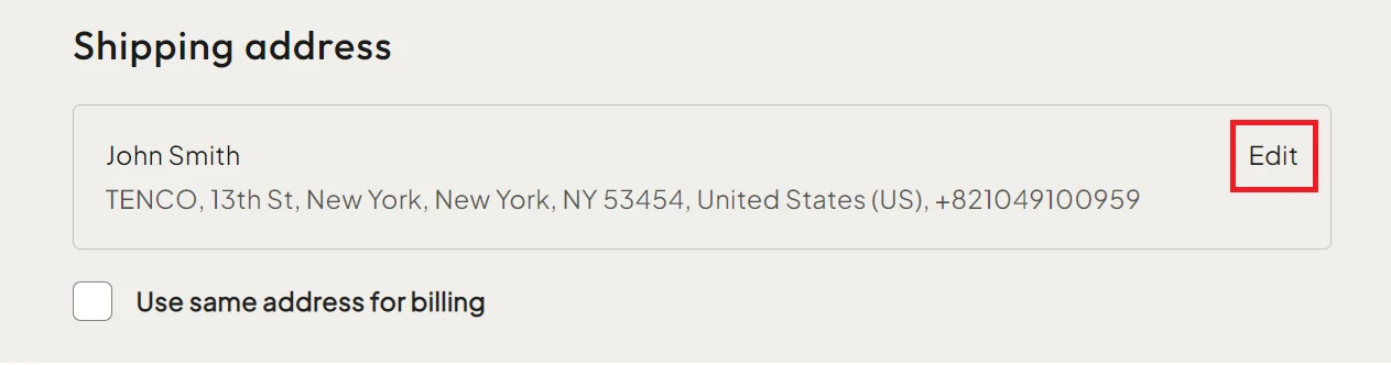 shipping add1 result